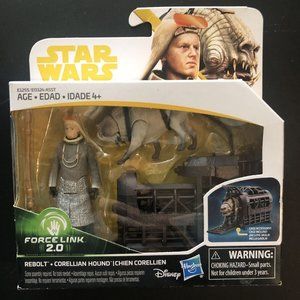 Star Wars Force Link 2.0 Rebolt & Corellian Hound 2pk 3.75in by Hasbro New